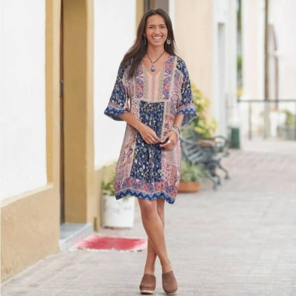 Sundance Boho print dress szXS - Picture 1 of 13